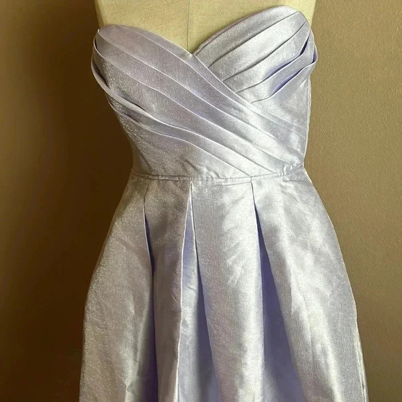 LuLus stunning 🤩 purple sparkle maxi dress with pockets size M - Picture 3 of 9